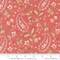 Fabric Moda Scarlet Paisley Vine Muse by the Quarter Yard 44393-13